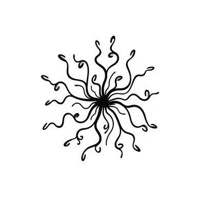 Logistic map bifurcation diagram showing chaotic behavior, mathematical graph with branching patterns sticker
