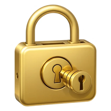 Lock with money symbol sticker