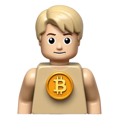 lego homme hackeur bitcoin sticker