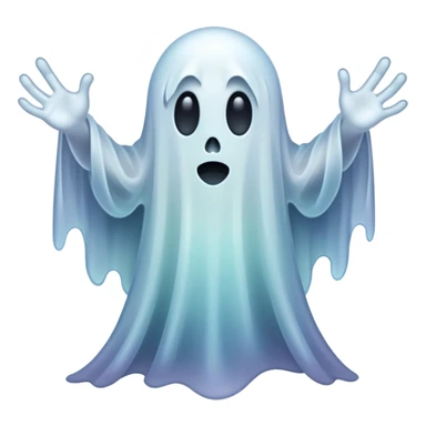 spooky ghost sticker