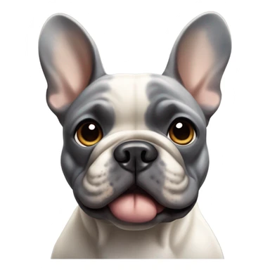 Merle French bulldog sticker