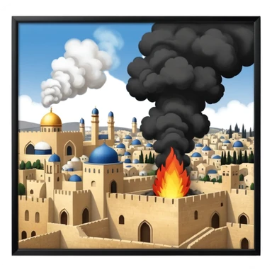 Jerusalem war  sticker