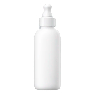 White Skincare bottle sticker