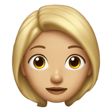 blonde girl laying in bed  sticker