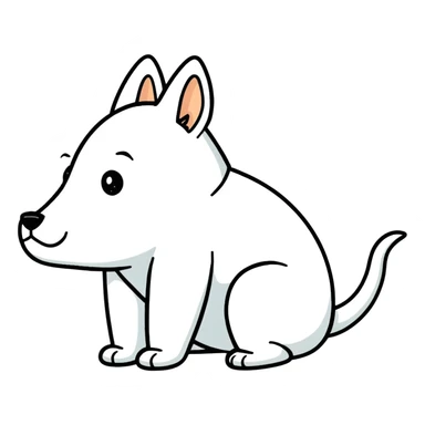 Therian doing a quadrobic  sticker