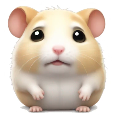 Sad hamster  sticker