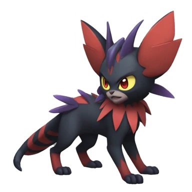 Noivern-Litten-Zorua full body sticker
