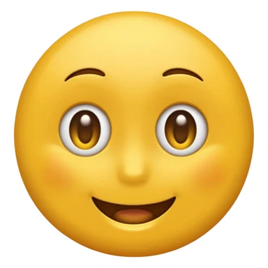 Emoji rond et jaune qui regarde à gauche de lui  sticker