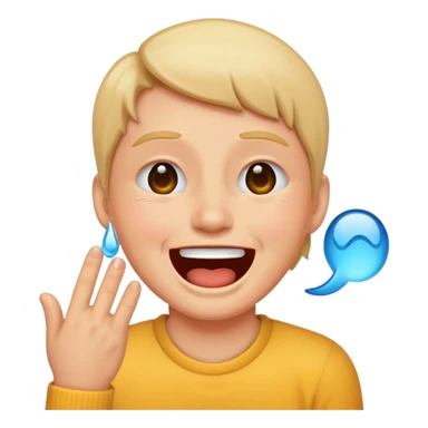 Laughing, crying, hysterical  sticker