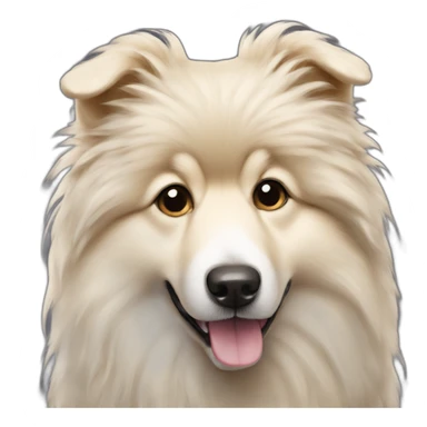 sand Iceland Sheepdog spitz sticker