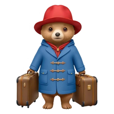 Paddington bear sticker