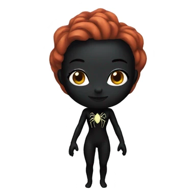 Spider girl black suit sticker