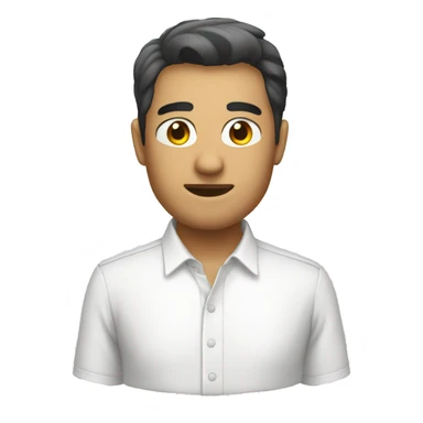 a white shirt item sticker