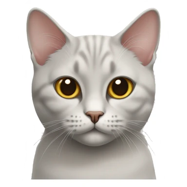 British breed cat color sticker