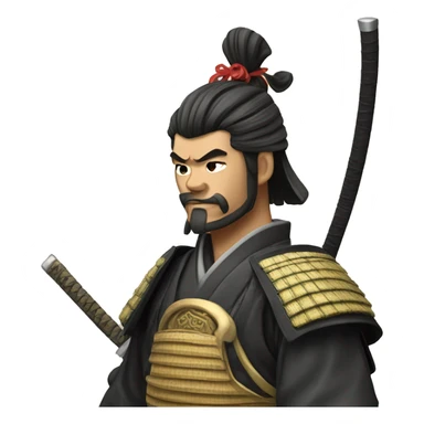 Japanese samurai sticker