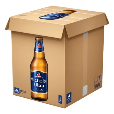 box of Michelob Ultra sticker