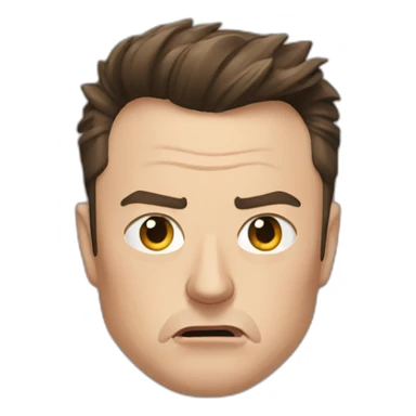 angry Elon musk sticker