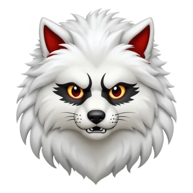 Lobo blanco sticker