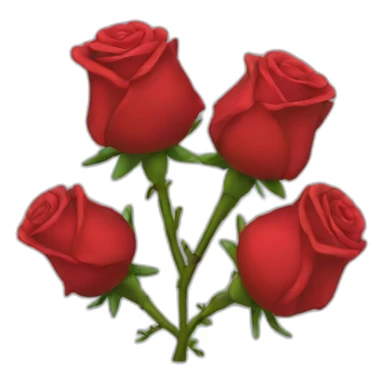 Rosa roja sticker