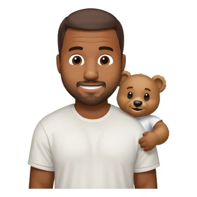 kanye west bear man sticker