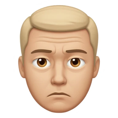 🥺😔 pero 3 D masculino  sticker