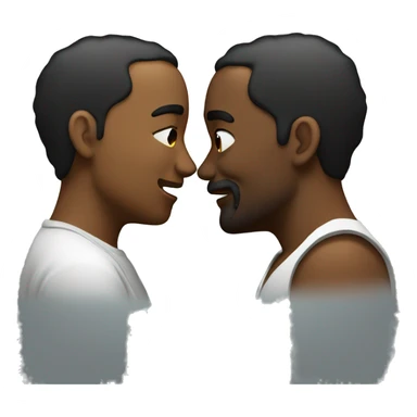 intimate moment between two lovers sticker