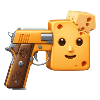 cheese with a gun sticker