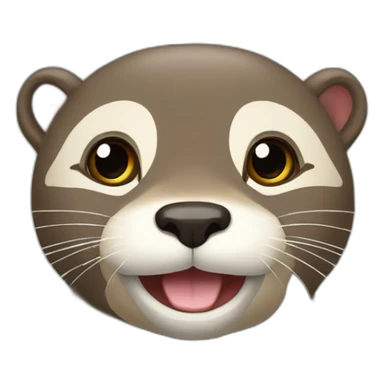 Tout sous loutre sticker