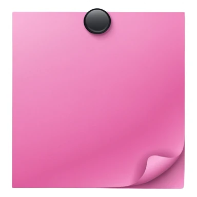 pink post-it note sticker