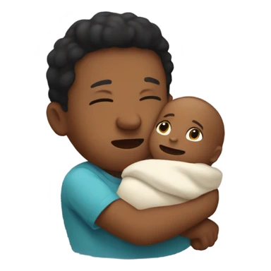 Among us with a baby sticker