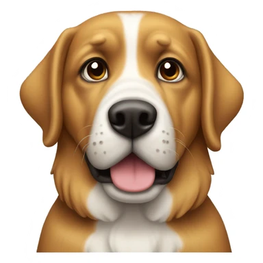 Perro con corona sticker