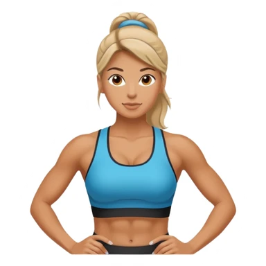 woman personal trainer sticker