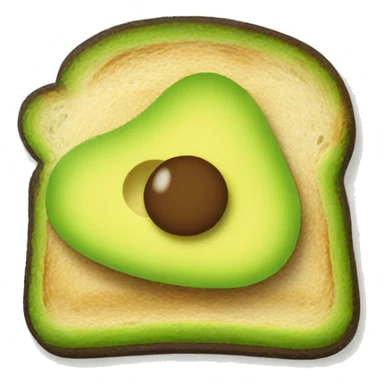 avacado toast  sticker