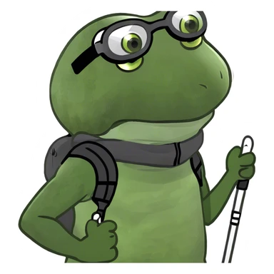 going skiing full body sticker