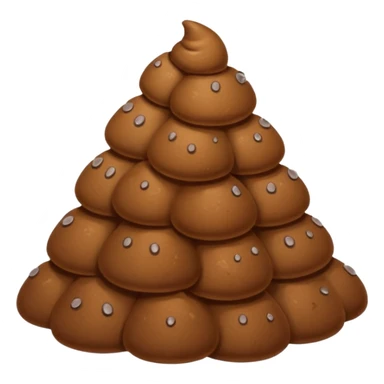 Poop with suction cups sticker