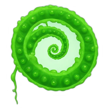 algae spiral sticker