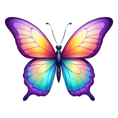 Butterflies transforming power ￼ sticker