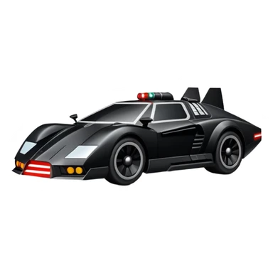 Haunted Darth Vader’s stealth race car with bright white headlights and light saber bumpers  sticker