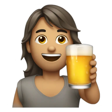 getting drunk on a weekend sticker