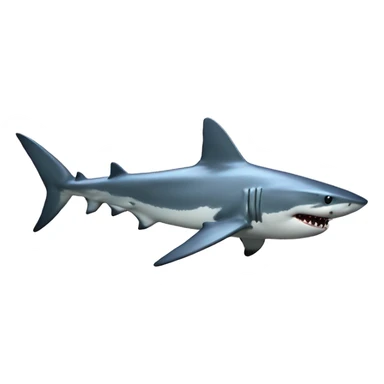Shark with a laser on its back sticker