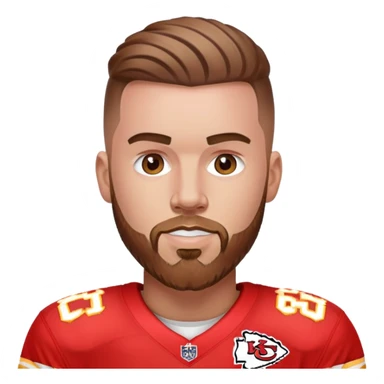 Travis Kelce Chiefs sticker