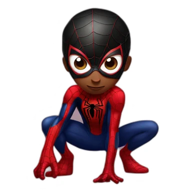 spiderman miles morales sticker