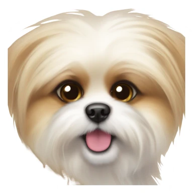 Pomeranian shih tzu puppy  sticker