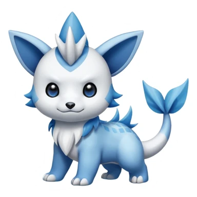 Absol-Oshawott-Vaporeon-Dewott-fusion sticker