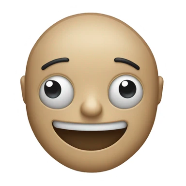 A reusable scrap product with a face on it sticker