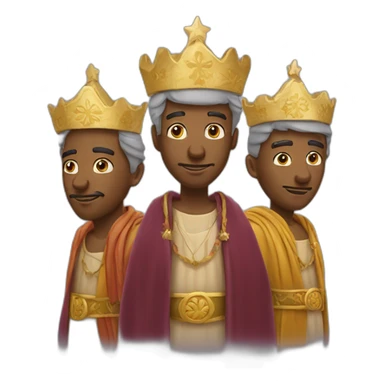 Three wise men sticker