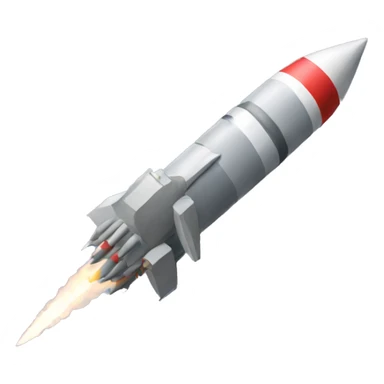 missile isometric sticker