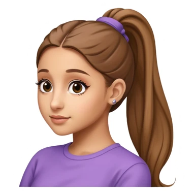 ariana grande ponytail 2025 a little older she’s 32 not 12 sticker