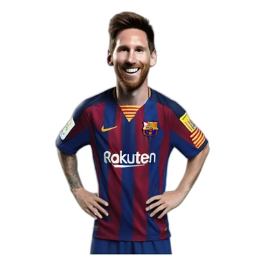 messi happy sticker