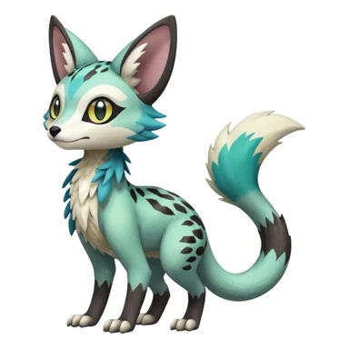 Meloetta-Vernid-Trico-Sergal-Genet-Pokémon-Fakémon-creature sticker